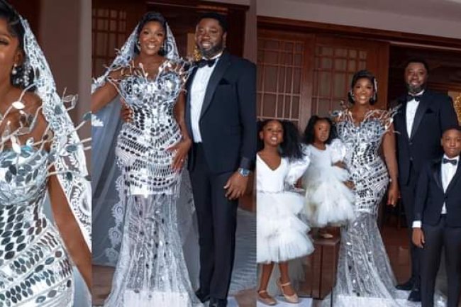 ACTRESS MERCY JOHNSON SHARES INTERNET BREAKING PHOTOS OF HER FAMILY AS SHE CELEBRATES BEING MARRIED AGAIN 