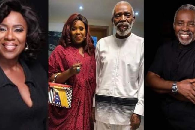 "OLU JACOBS IS ALIVE" – ACTRESS JOKE SILVA DEBUNKS RUMOR ABOUT HUSBAND'S DEATH