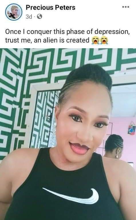 "DEATH IS PEACEFUL" - PANIC AS NIGERIAN LADY LEAVES SUICIDE NOTES AND VIDEO ON FACEBOOK