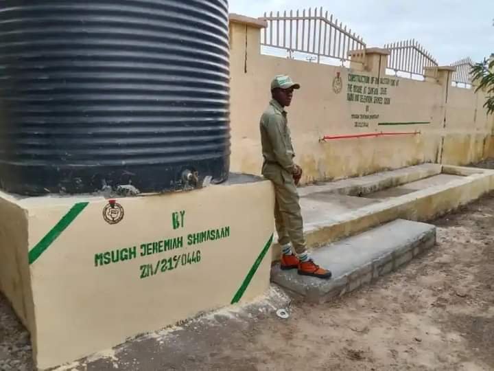 CHRISTIAN CORP MEMBER CONSTRUCTS, RENOVATES ABLUTION POINTS, AND TOILETS IN ZAMFARA MOSQUE