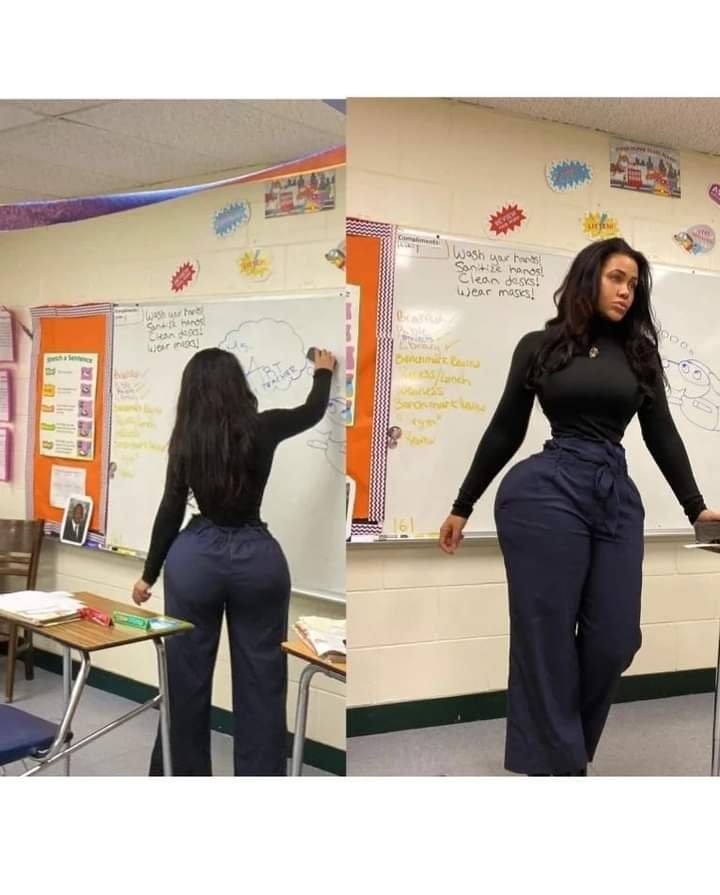 ART TEACHER UNDER FIRE FOR VOLUPTUOUS CURVES AS PARENTS ACCUSE HER OF BEING A DISTRACTION