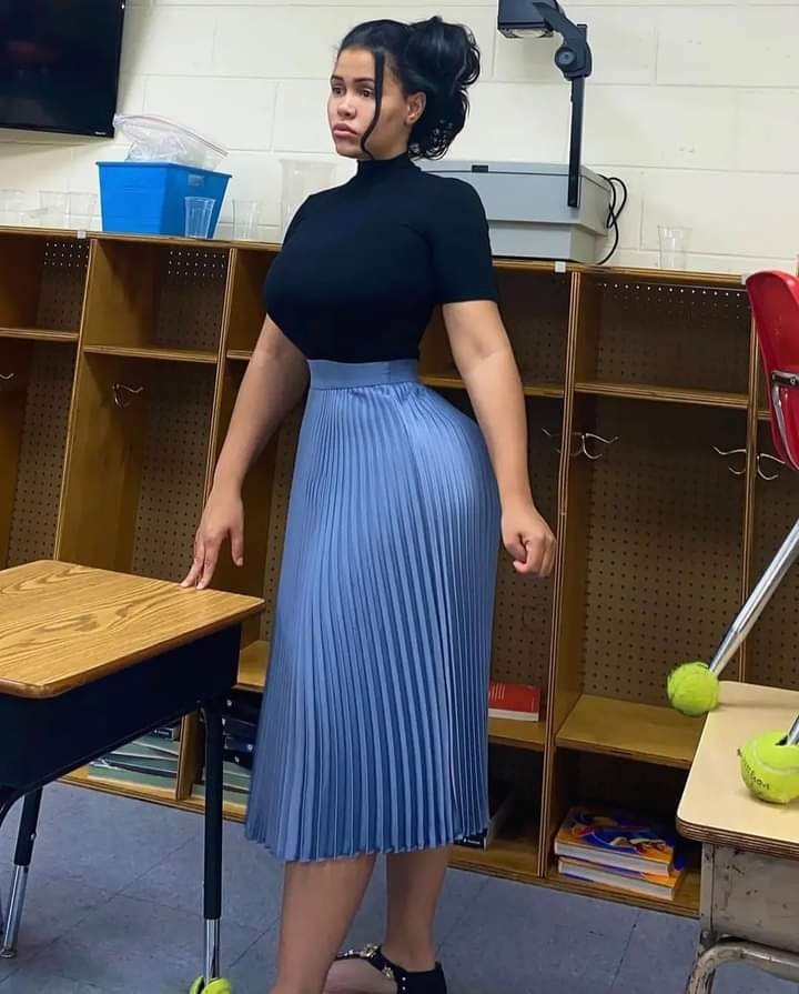 ART TEACHER UNDER FIRE FOR VOLUPTUOUS CURVES AS PARENTS ACCUSE HER OF BEING A DISTRACTION