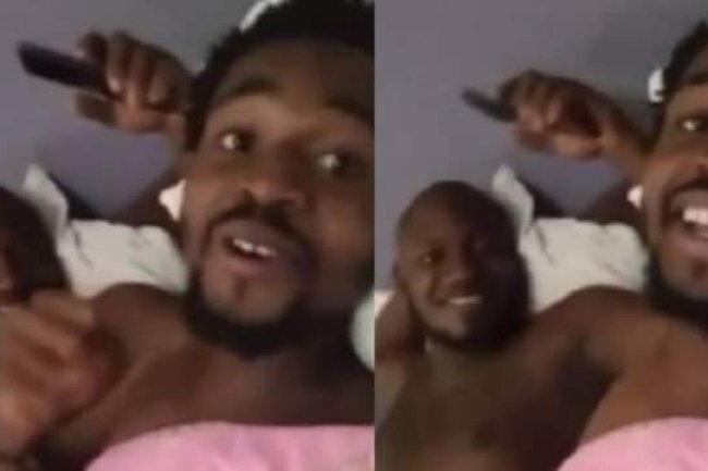 “HOMO SWEET!” – NIGERIAN GAY MEN SHOUT AFTER AN INTIMATE TIME IN THEIR BEDROOM