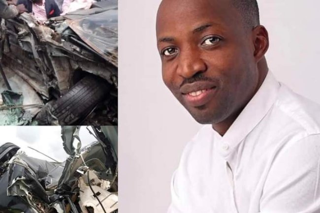 PEOPLE IN SHOCK AS GOSPEL SINGER, DUNSIN OYEKAN, SURVIVES A FEARFUL ACCIDENT