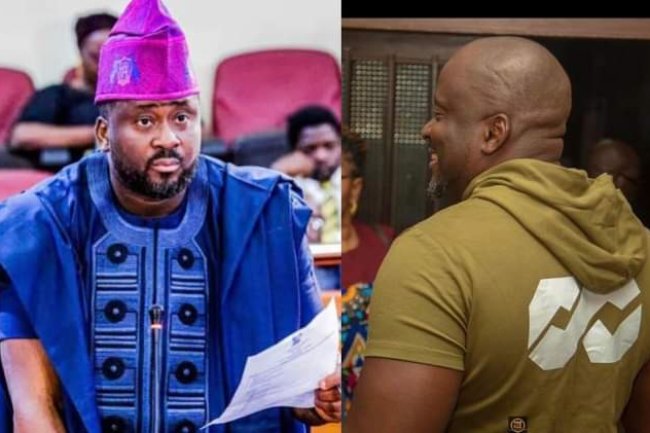 "IT'S TINUBU OR NEVER" – DESMOND ELLIOT AS HE SHOWS OFF JAGABAN'S LOGO 