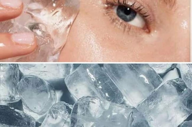 BEAUTY TIPS: MAKE USE OF ICE BLOCK ON YOUR FACE AND FORGET ABOUT ALL YOUR FACE ISSUES