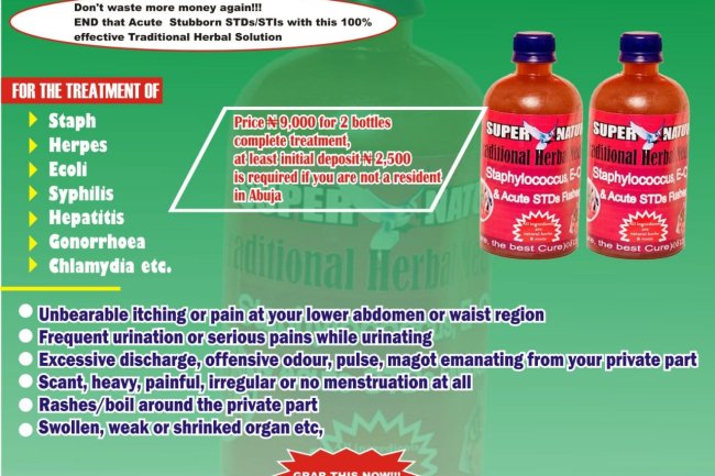 TOTAL REMEDY FOR ACUTE STUBBORN STD/STI