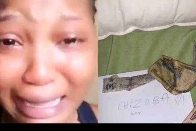 NIGERIAN LADY CRIES AFTER SPENDING N9K ON TRANSPORT TO SEE A GUY ONLY FOR HIM TO GIVE HER N1,300 AFTER SPENDING 3 DAYS HAVING SEX WITH HIM