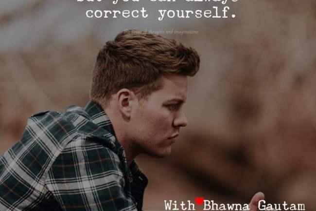 DO YOU ACCEPT YOUR MISTAKE?