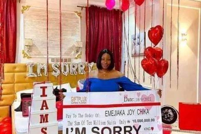 10 MILLION NAIRA " I'M SORRY" CASH GIFT