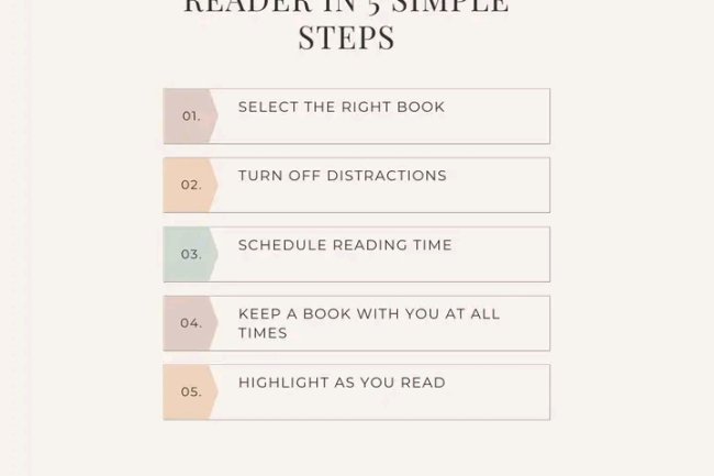HOW TO BE A BETTER READER IN 5 SIMPLE STEPS