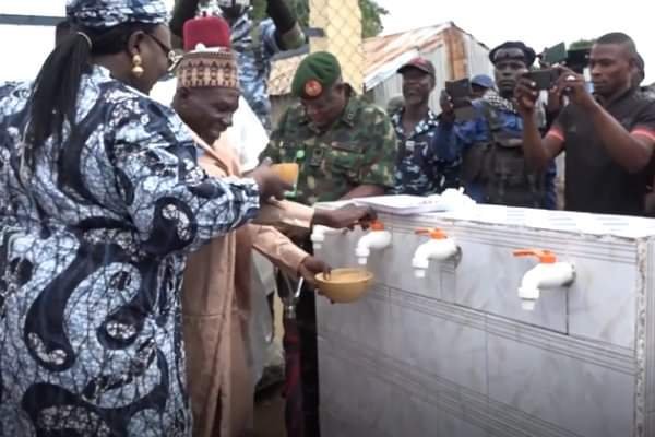 ARMY INAUGURATES 120,000 LITRE WATER SCHEME IN LASSA, BORNO