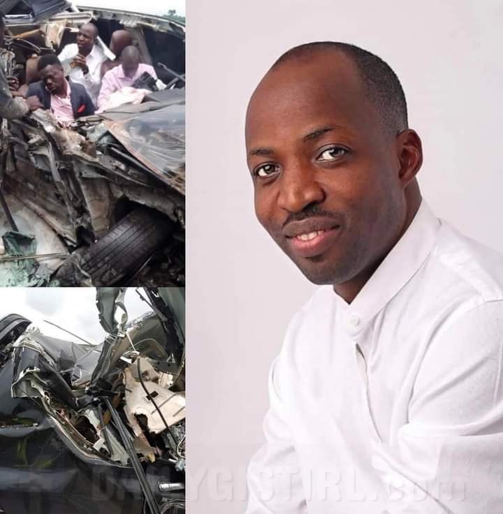 PEOPLE IN SHOCK AS GOSPEL SINGER, DUNSIN OYEKAN, SURVIVES A FEARFUL ACCIDENT