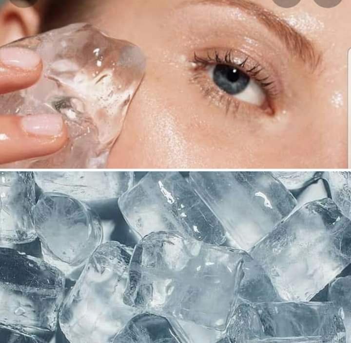 BEAUTY TIPS: MAKE USE OF ICE BLOCK ON YOUR FACE AND FORGET ABOUT ALL YOUR FACE ISSUES