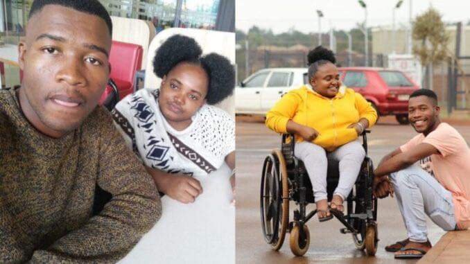 "TRUE LOVE" – MAN WEDS HIS DISABLED GIRLFRIEND AFTER DATING HER FOR 4 YEARS
