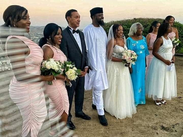 BEN MURRAY-BRUCE GAVE HIS DAUGHTER'S HAND IN MARRIAGE