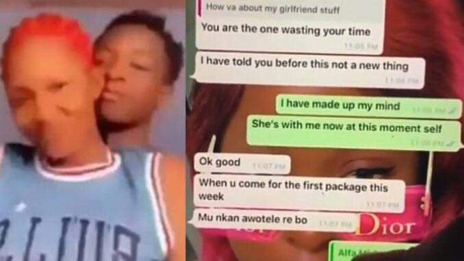 NIGERIAN LADY CAN'T STOP CRYING AFTER GOING THROUGH BOYFRIEND’S PHONE AND DISCOVERED SHE HAS BEEN USED FOR MONEY RITUAL 