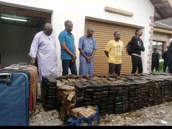 FOUR DRUG BARONS AND ONE OTHER ARRESTED AS NDLEA BUSTS MAJOR WAREHOUSE IN LAGOS, SEIZES N193BILLION WORTH OF CRACK COCAINE