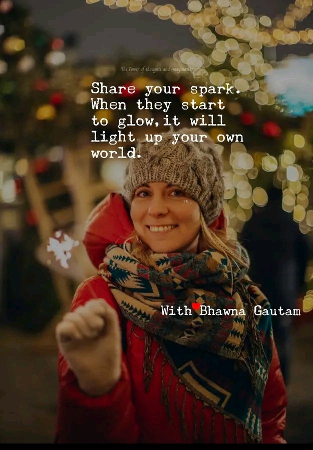 DO YOU SHARE YOUR SPARK WITH OTHERS?