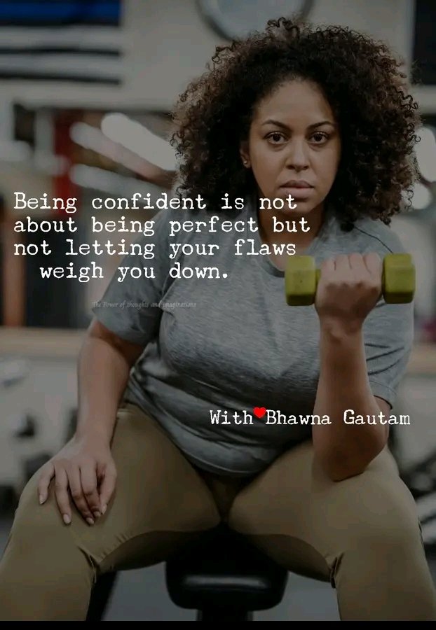 ARE YOU LETTING YOUR FLAWS LOWER YOUR SELF-CONFIDENCE?