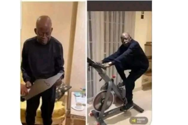 EXPOSED: TINUBU'S BIKE RIDE TAKEN 10 MONTHS BACK