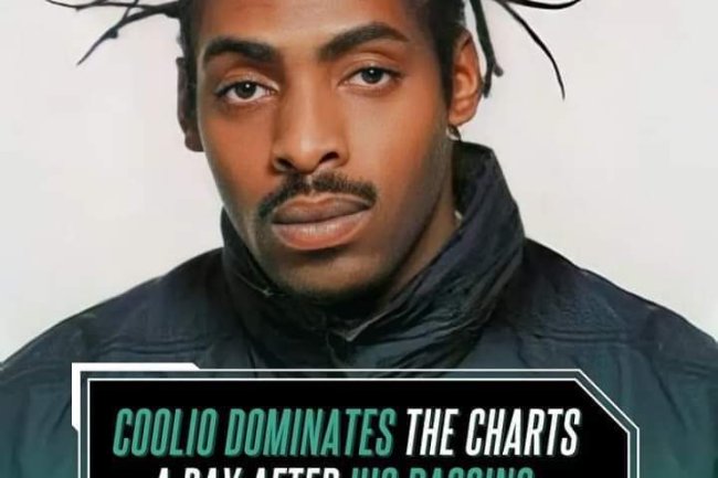 COOLIO'S "GANGSTA'S PARADISE" HAS REACHED NO.1 & NO.6 ON U.S iTUNES FOLLOWING HIS PASSING
