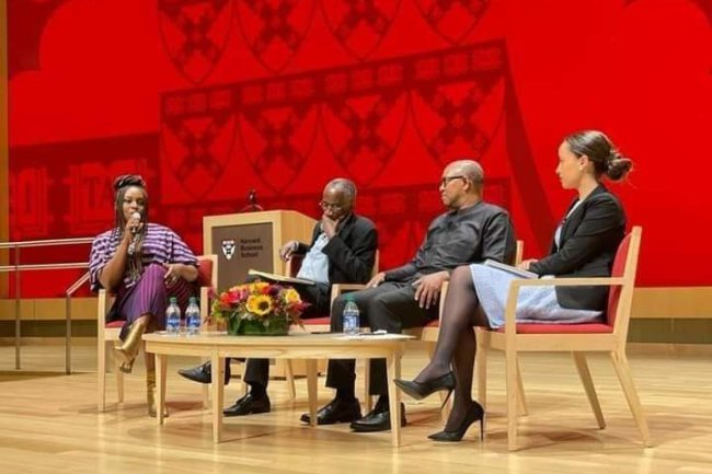 2023: PETER OBI ON A LIVE INTERVIEW AT HARVARD UNIVERSITY, USA