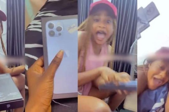 NIGERIAN LADY BUYS HER BEST FRIEND AN IPHONE 14 PRO MAX TO CELEBRATE THEIR 2ND FRIENDSHIP ANNIVERSARY 