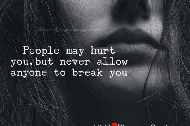 HOW DO YOU KEEP YOURSELF INTACT WHEN YOU ARE DEEPLY HURT?