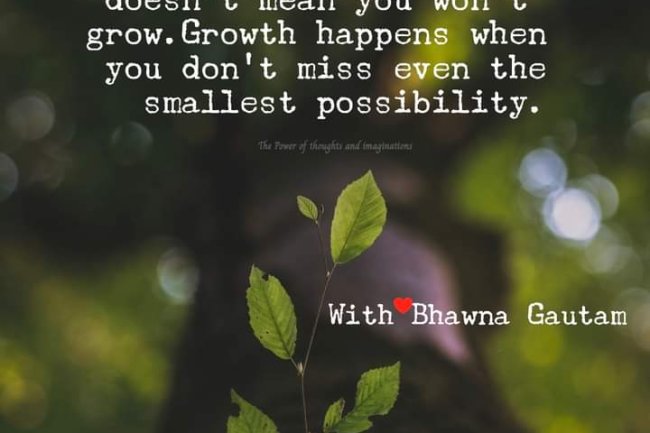 WHY SHOULD WE NEVER IGNORE ANY OPPORTUNITY IN LIFE?