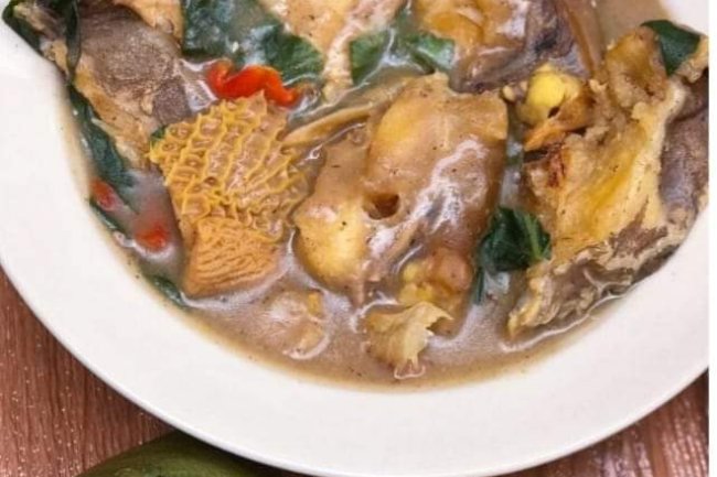 WHITE SOUP ( NSALA SOUP)