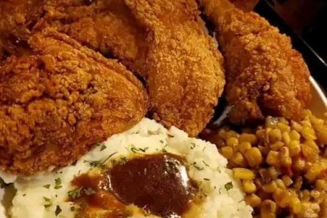YUMMY OVEN BAKED FRIED CHICKEN