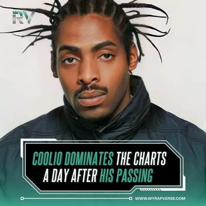 COOLIO'S "GANGSTA'S PARADISE" HAS REACHED NO.1 & NO.6 ON U.S iTUNES FOLLOWING HIS PASSING
