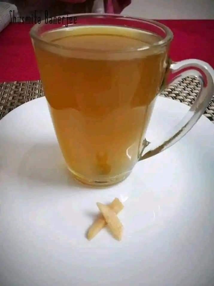 REMEDY FOR SORE THROAT WITH THE USE OF GINGER, HONEY AND LEMON