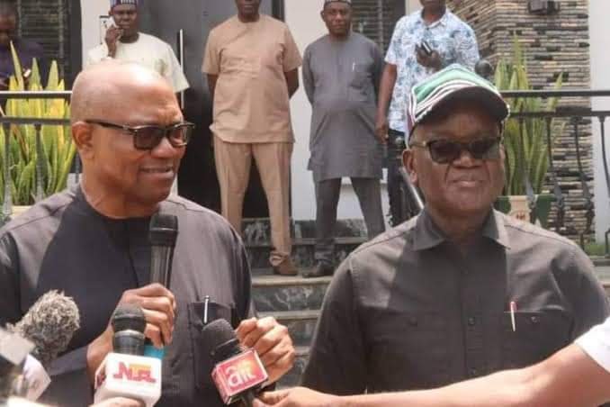 PETER OBI VISITS GOV ORTOM, PROMISES TO SUPPORT BENUE RESIDENTS AFFECTED BY FLOODING 