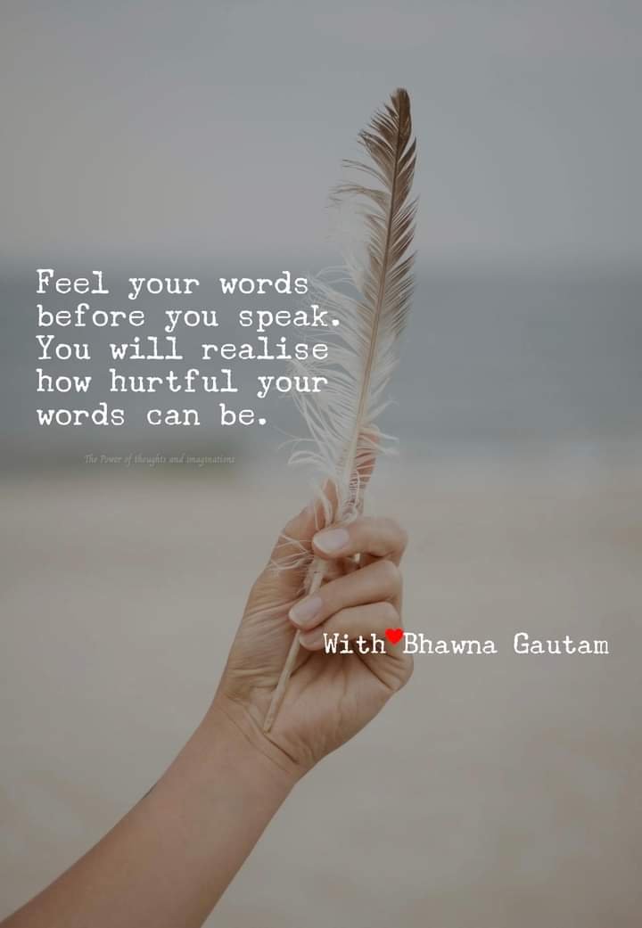 ARE YOU CAREFUL WITH YOUR WORDS?