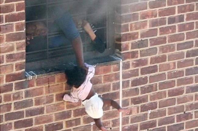 MEET THE MOTHER WHO HELD HER BABY OUT OF THE WINDOW OF A BURNING APARTMENT SO THE BABY COULD BREATHE