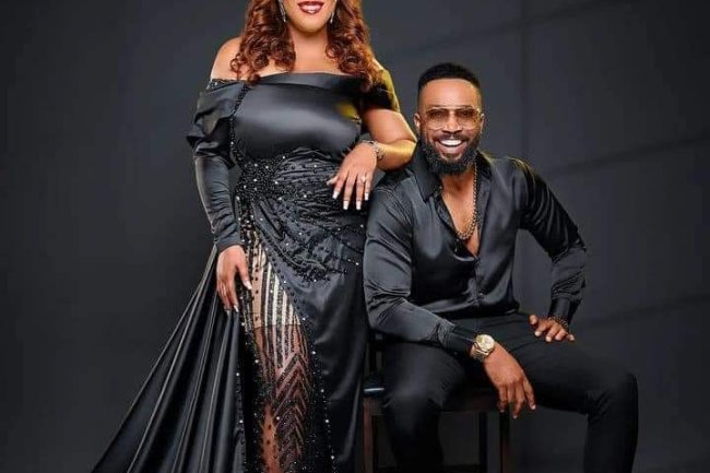 ACTORS, FREDRICK LEONARD AND PEGGY OVIRE RELEASE PRE-WEDDING PHOTO AND WEDDING HASHTAG