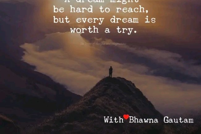 DO YOU ATTEMPT HARD-TO-REACH DREAMS?