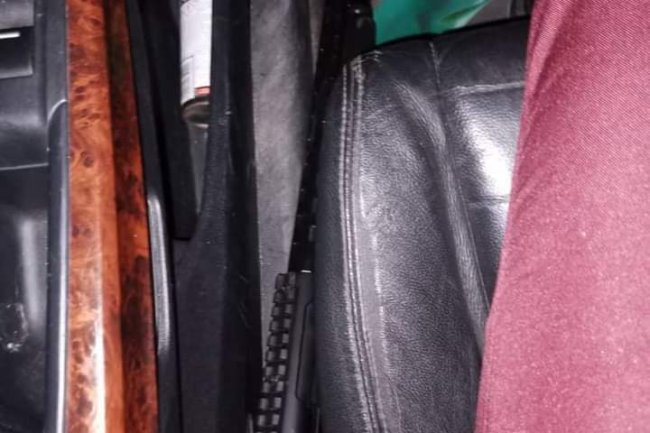 LASTMA RECOVER GUN INSIDE IMPOUNDED VEHICLE