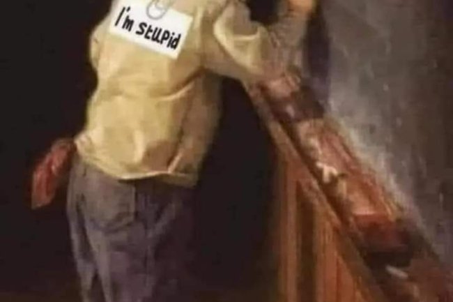 [LESSONS TO LEARN] DURING A PRANK, A STUDENT STUCK A PAPER ON HIS.....