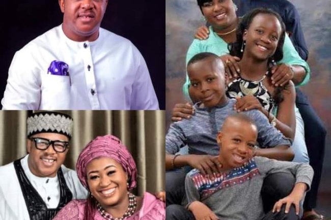 MEET NOLLYWOOD ACTOR, FRANCIS DURU, HIS LOVELY WIFE AND HIS CHILDREN