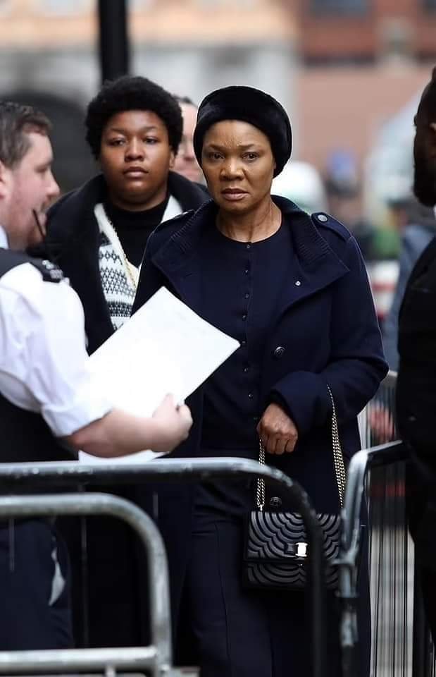 PHOTOS OF EKWEREMADU'S WIFE AND DAUGHTER, SONIA, IN COURT AS POLICE CHARGE HER FOR 'TRAFFICKING A HOMELESS MAN INTO THE UK TO HARVEST HIS ORGANS FOR HERSELF'