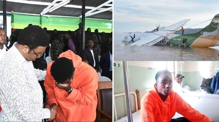 BRAVE FISHERMAN WHO SAVED LIVES FROM LAKE VICTORIA PLANE CRASH AWARDED WITH CASH, STATE JOB 