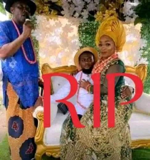 SAD AS HUSBAND AND WIFE DIES IN AUTO CRASH ON THEIR WAY BACK FROM THEIR TRADITIONAL MARRIAGE