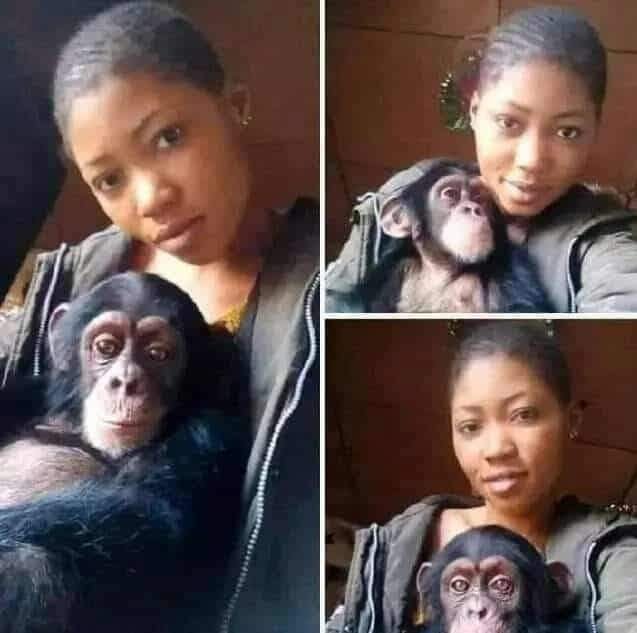 "I WILL RATHER DATE A MONKEY THAN A MAN, IT SATISFIES ME IN BED" – NIGERIAN LADY REVEALS 