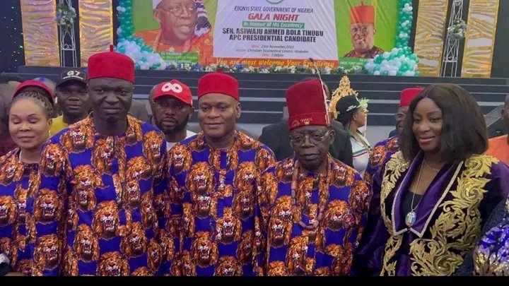 PHOTOS: TINUBU BAGS CHIEFTAINCY TITLE IN EBONYI 