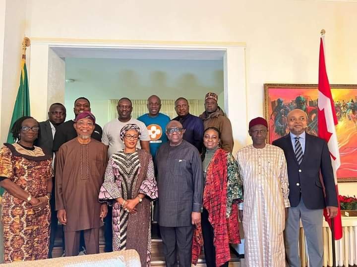 AREGBESOLA VISITS NIGERIAN HIGH COMMISSIONER TO CANADA