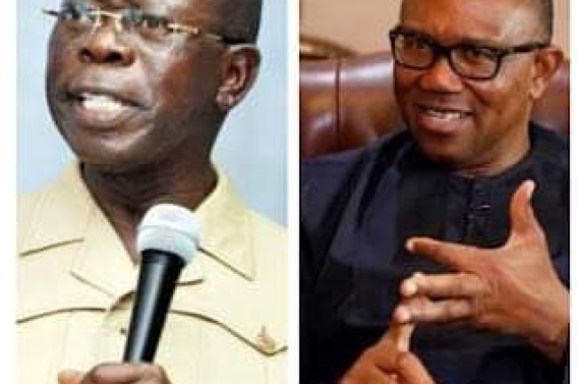 I WILL NOT SLEEP IF PETER OBI WINS — ADAMS OSHIOMHOLE