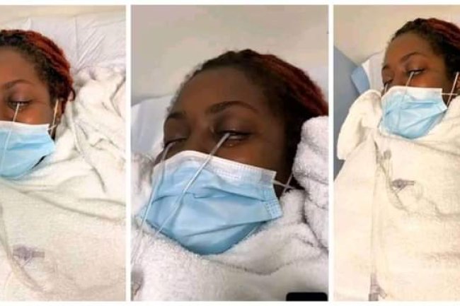 LADY ALMOST GO BLIND AFTER FIXING EYE LASHES 2 DAYS TO HER TRADITIONAL MARRIAGE